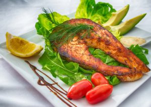 Left-over-Grilled-Salmon-Healthy-breakfast