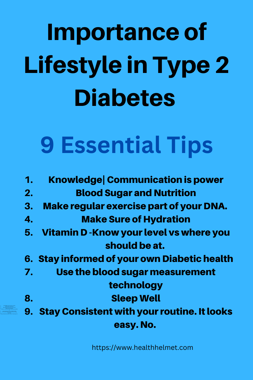 Importance of Lifestyle in Type 2 Diabetes